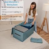 Venо 6 Pack Heavy-Duty Oversize Storage Bags with Zips Light Blue 102L view 2