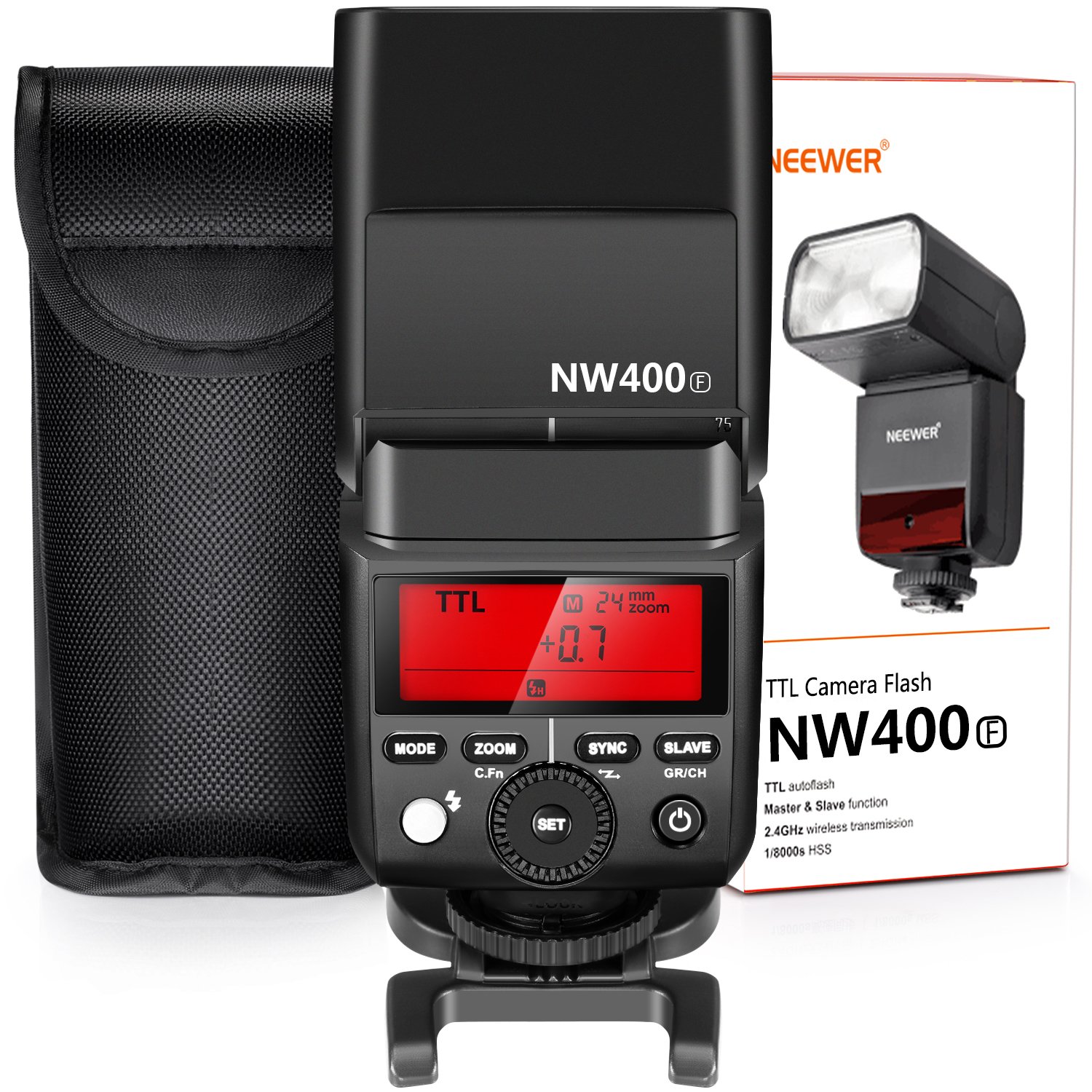 Neewer 2.4G Wireless TTL Speedlite Flash HSS 1/8000s GN36 with Hard  Diffuser for Fujifilm X-Pro2, X-T20, X-T2, X-T1, X-Pro1, X-T10, X-E1, X-A3,  X100F, ...