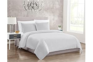Christian Siriano NY 300TC Cotton Sateen Grey Full/Queen 3 Piece Duvet Set