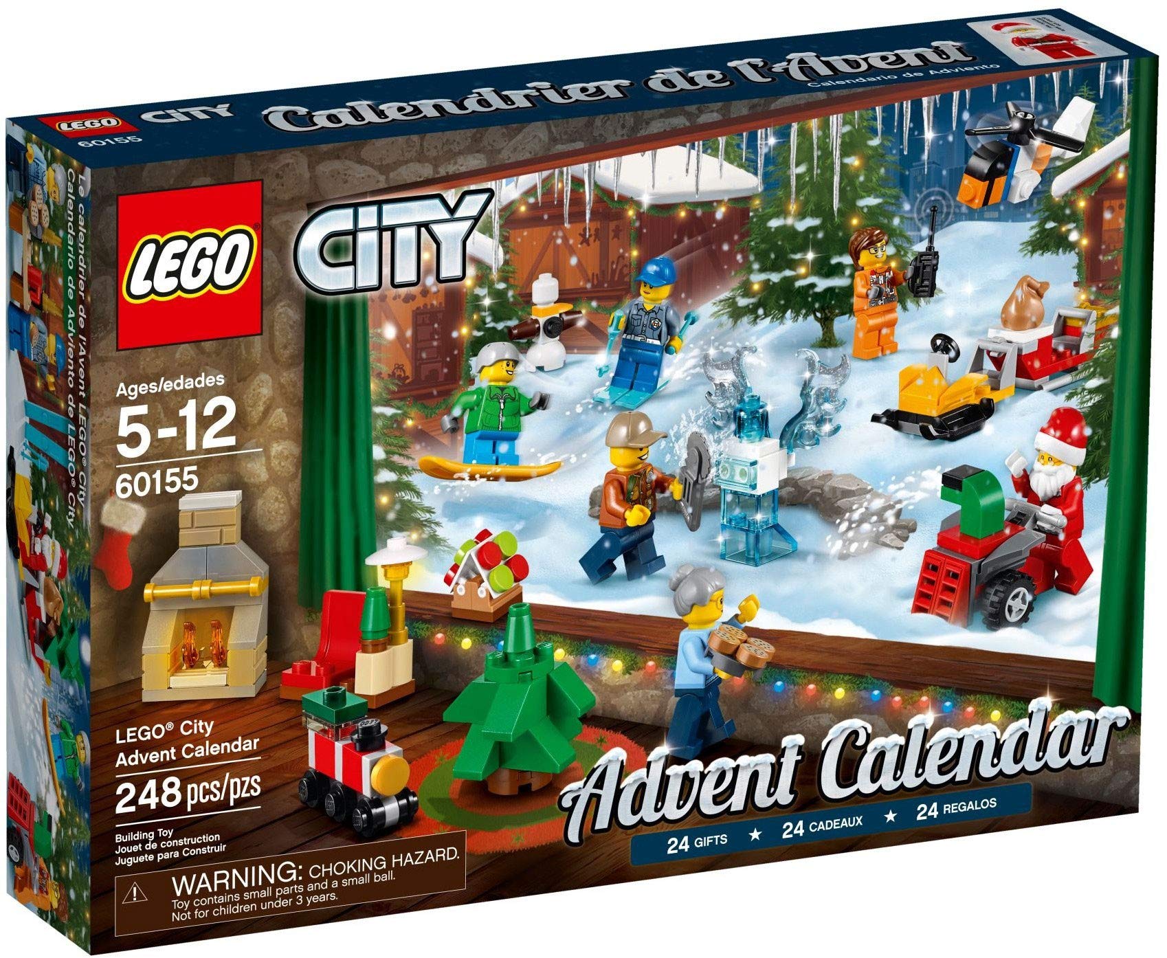 LEGO 6174567 City Calendario de Adviento 60155 Kit de construcción