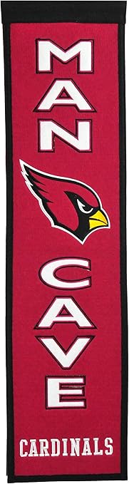 Amazon Com Winning Streak Nfl Arizona Cardinals Man Cave Banner Sports Fan Wall Banners Sports Outdoors