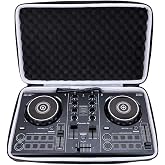 LTGEM EVA Hard DJ Controller Case compatible Hercules Inpulse 200/200 MK2 / Pioneer DJ DDJ-200 Smart/DDJ-WeGO4-K DJ Controller/AlphaTheta DDJ-FLX2 Compact 2. Case Only!
