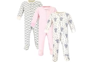 Touched by Nature Baby Girls' Organic Cotton Sleep and Play