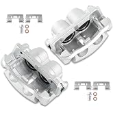 UNITHUB Front Brake Caliper Kit Right + Left Assembly 18B4974 18B4975 | w/Bracket, Compatible for Ford F150 Lobo Mark LT, 4.2L 4.6L 5.4L, 2005 2006 2007 2008, Set of 2