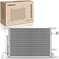 A-Premium Air Conditioning A/C Condenser Compatible with Ford Mustang 2010 2011 2012 2013 2014, Replace# AR3Z19712A, BR3Z19712A