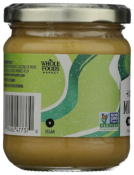 WHOLE FOODS MARKET, TRADITIONAL DIJON MUSTARD, 7.06 OUNCE