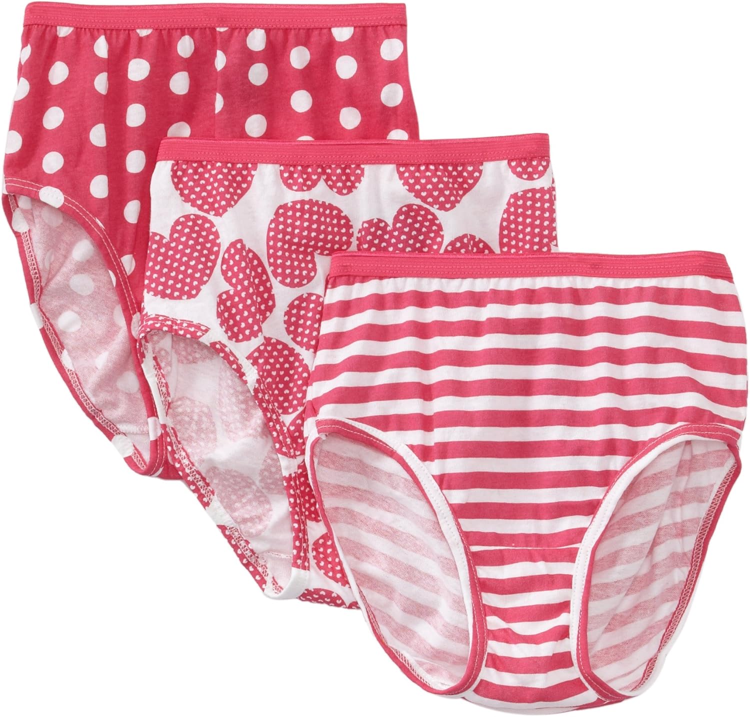 Hanes Big Girls' Brief, Assorted, 16 (Pack of 3) Underwear