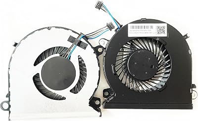 Fleshy Leaf 2Pcs CPU Cooling Fan for HP Pavilion Power 15-CB 15-CB076TX