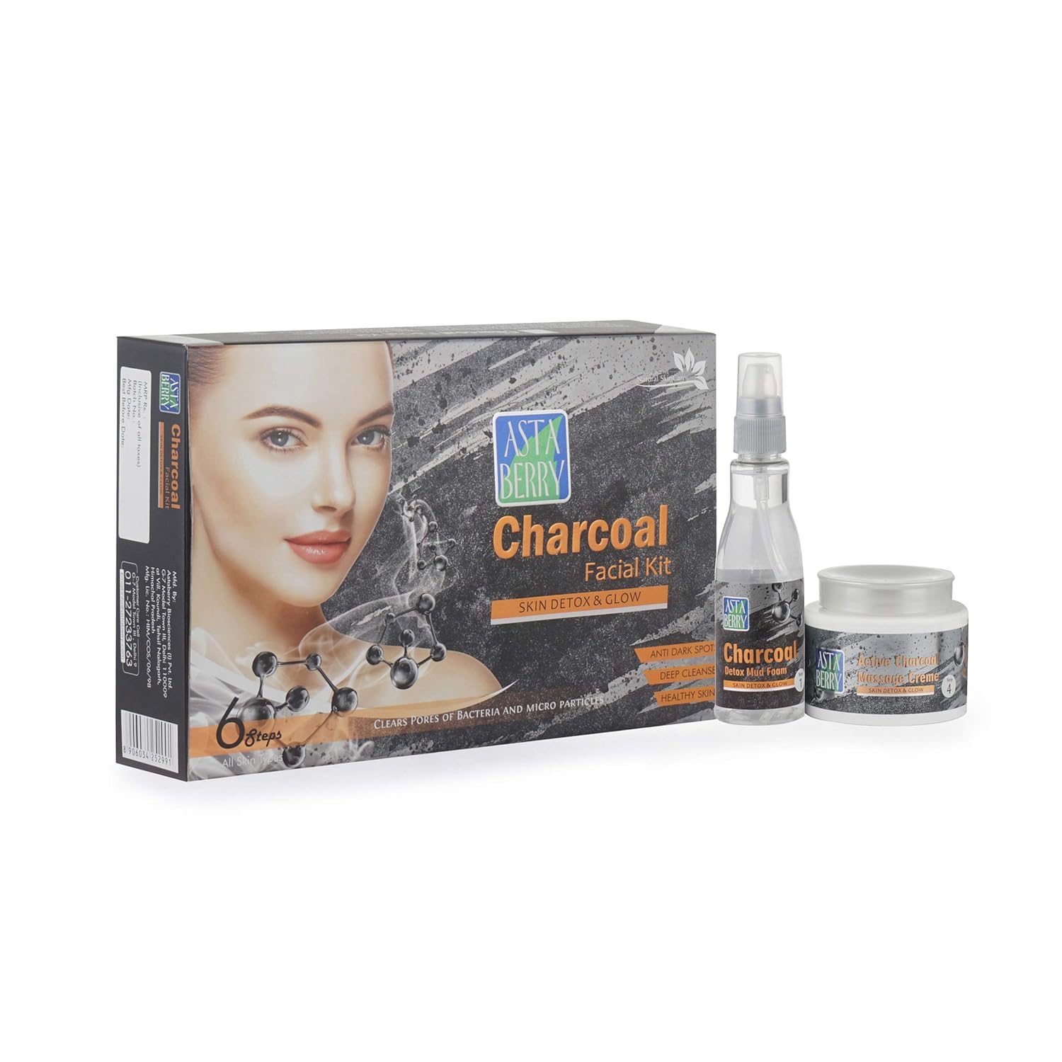 astaberry charcoal face wash