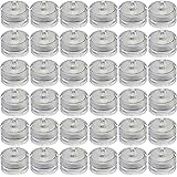 JINHEZO 36 Piece Waterproof Wedding Underwater Battery Sub LED Lights, White