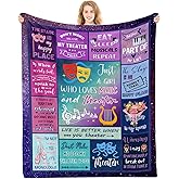 Theater Blanket Gifts for Women, for Girls, Musical Theater Present for Men, Birthday Gifts for Women, Warm Throw Blanket for Sofa, for Holiday, Birthday, Gifts for Chritsmas Thanksgiving 50x60in