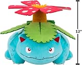 Pokémon Venusaur Plush 12-Inch Soft Plush with Authentic Details Official view 2