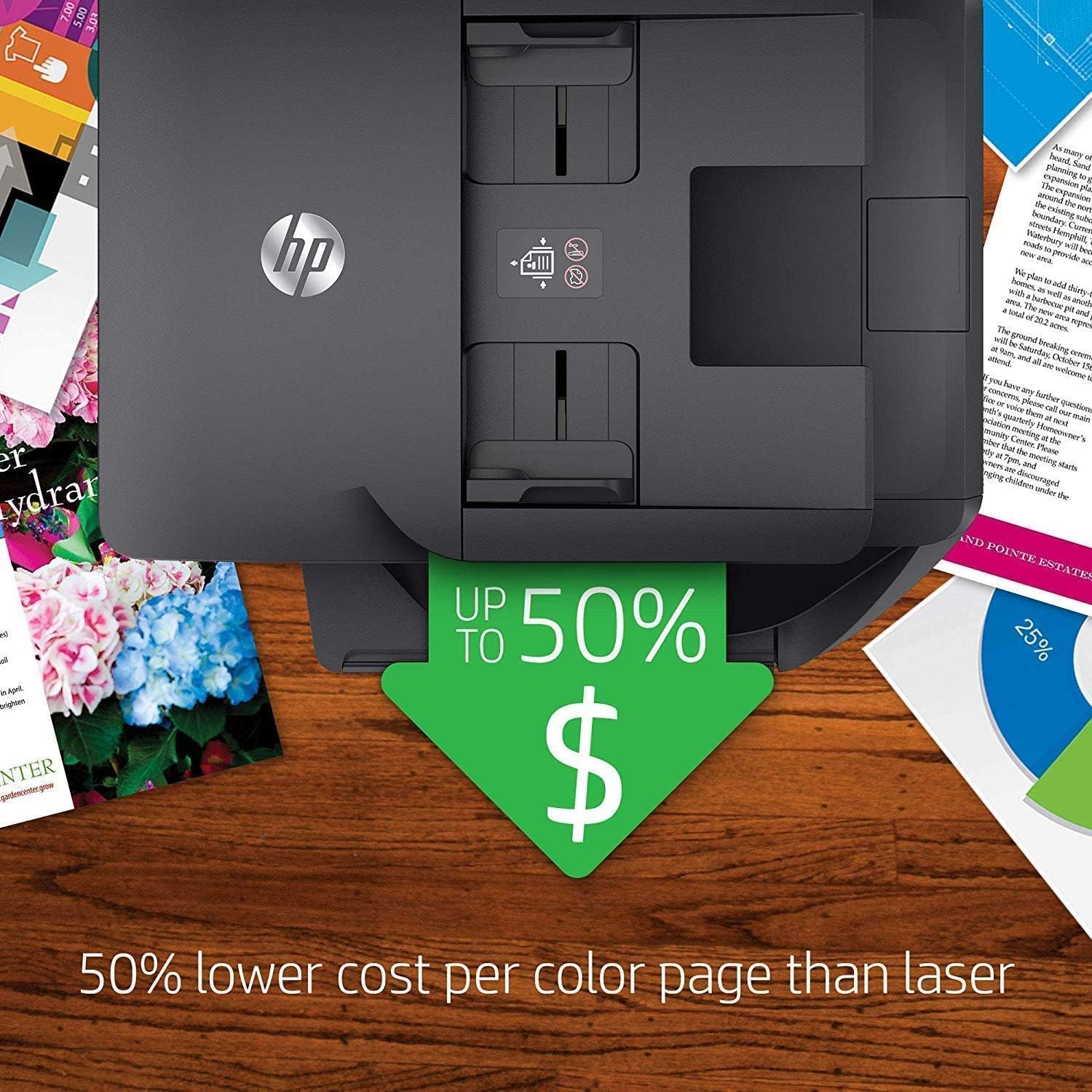HP OfficeJet Pro 6978 All-in-One Wireless Printer, HP Instant Ink, Works with Alexa (T0F29A): Electronics