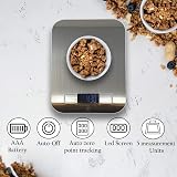 MSC Digital Kitchen Scales 5kg LCD Tare Stainless Steel Precision Weighing view 2