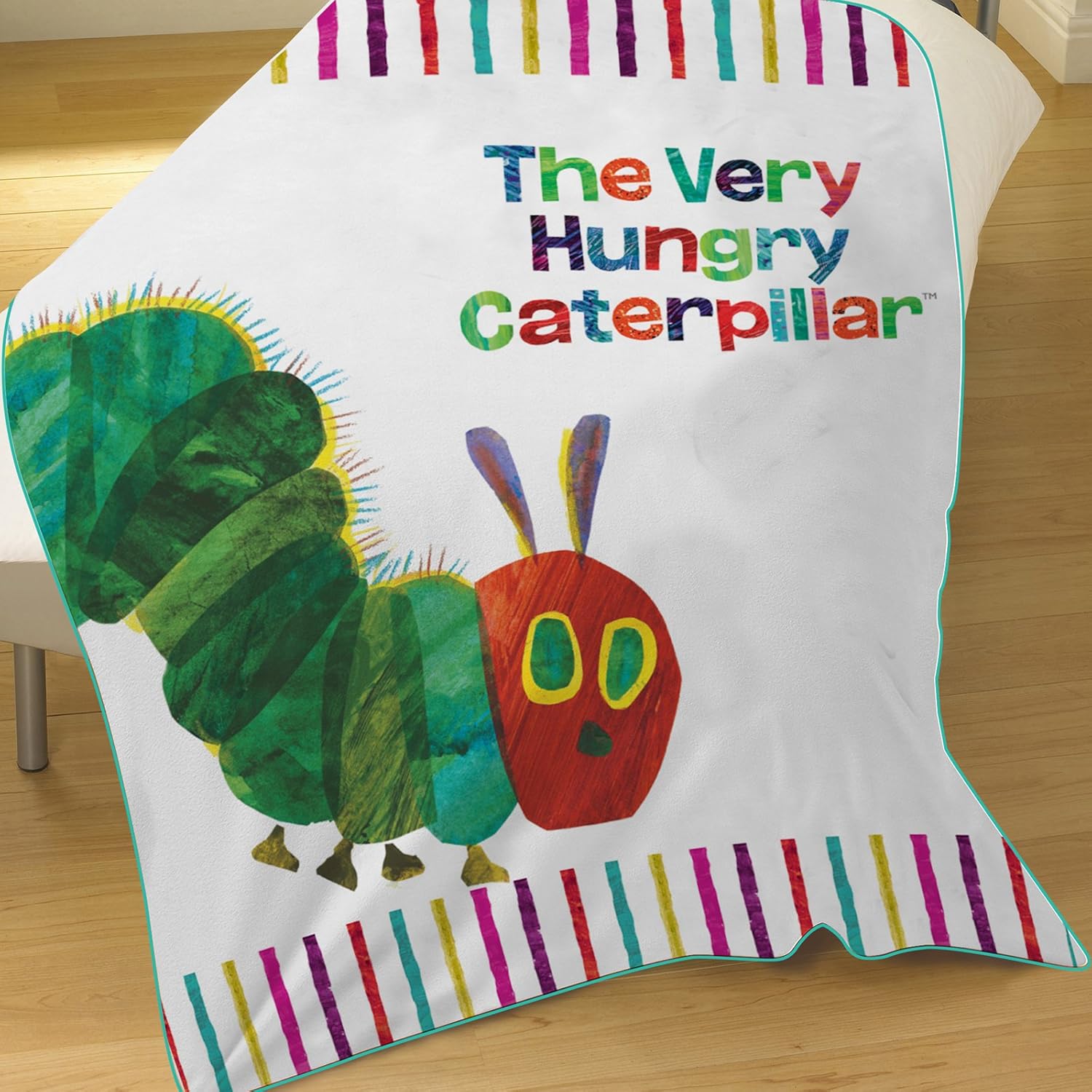 hungry caterpillar blanket