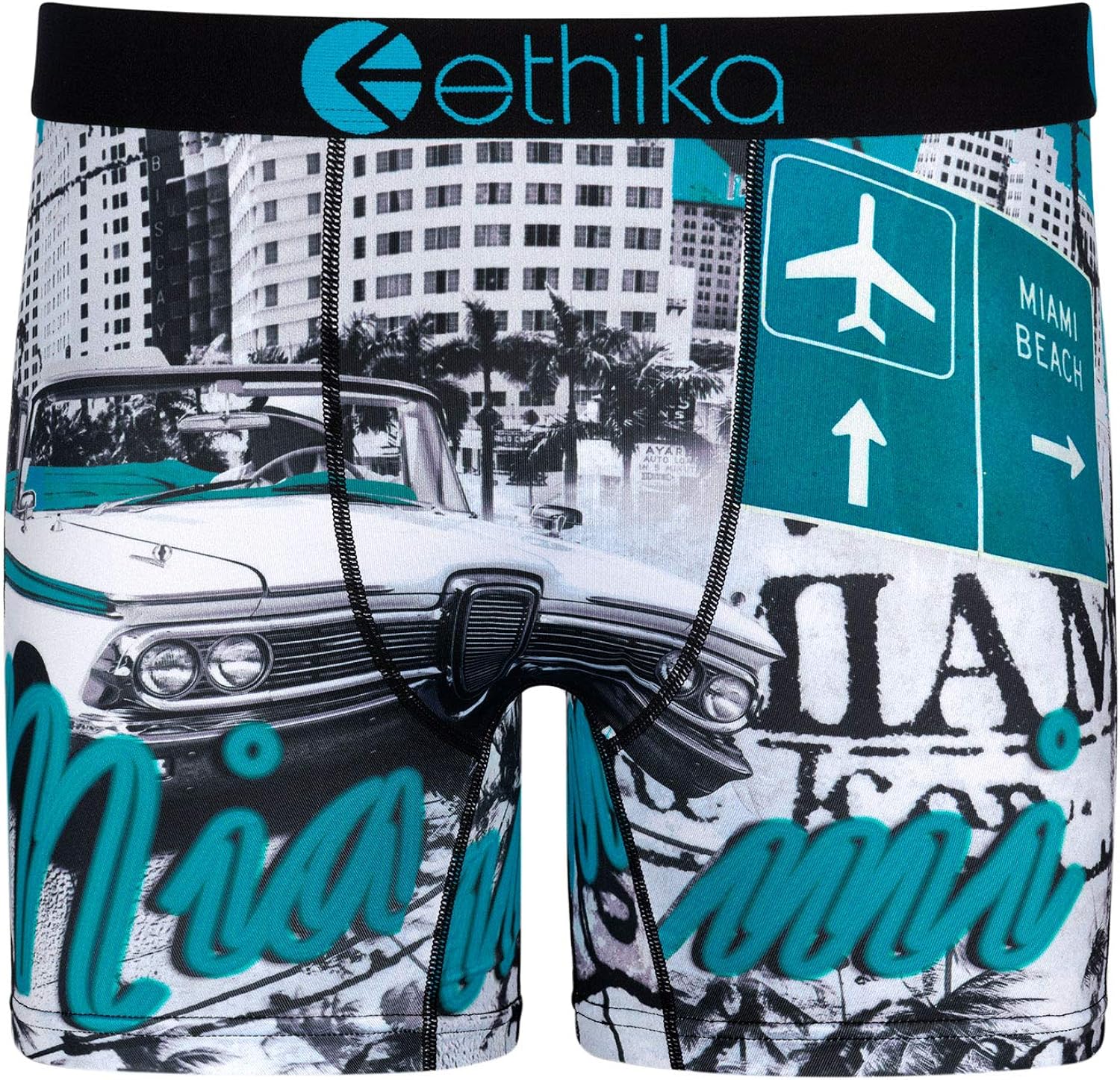 Ethika Mens Mid Boxer Briefs Miami (Assorted, Medium) at Amazon Men’s