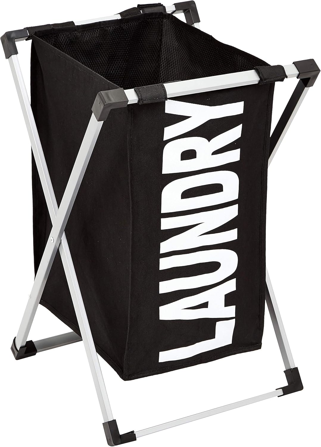 AmazonBasics Single Laundry Basket Hamper, Black Amazon.co.uk Kitchen