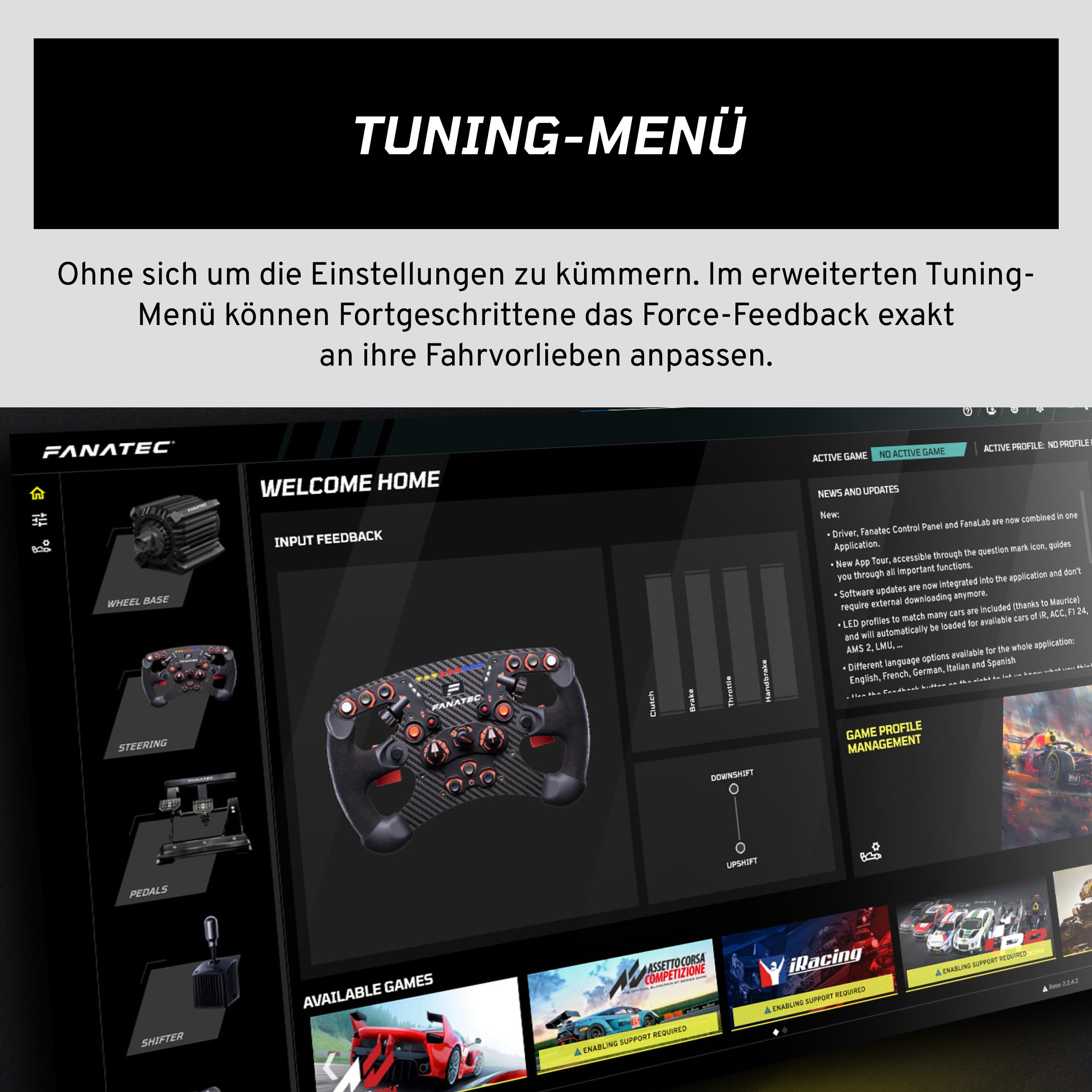 Fanatec Sim Racing CSL DD QR2 Wheel Base – 5 Nm Direct Drive Base, Dynamisches Force Feedback, Motorsport-Schnellverschluss QR2 – PC 3