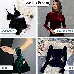 Ice Fabrics Stretch Velvet Fabric by The Yard