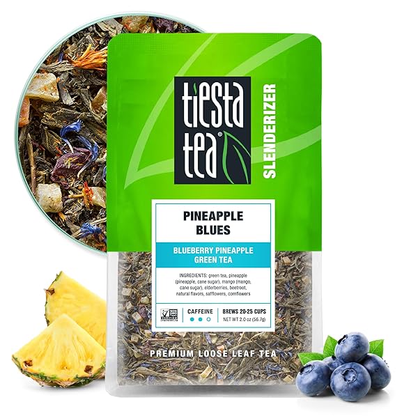 TIESTA TEA – PINEAPPLE BLUES, LOOSE LEAF, BLUEBERRY...