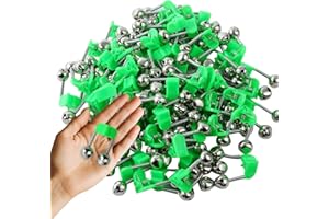 Amzlysdok Fishing Bells for Rods,Dual Metal Bells Plastic Clip, Extra Loud Dual Alert Bells Clip, Bells for Fishing Poles,Ideal for Night Fishing, Ice Fishing,Sea Fishing
