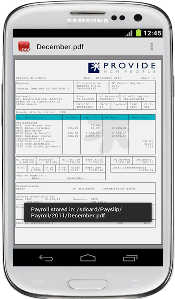 Payslip for for Android