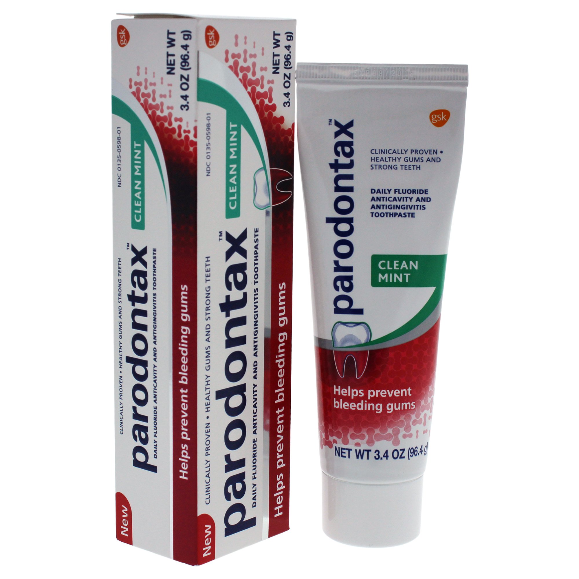 Parodontax Clean Mint Daily Toothpaste, 3.4 oz. Per Tube