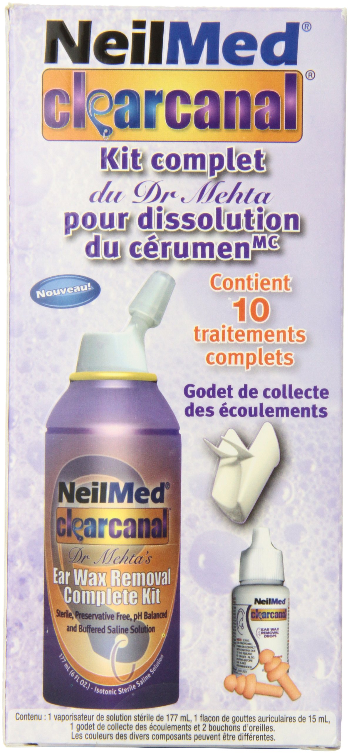 NeilMed Clearcanal Ear Wax Removal Complete Kit 6 Ounce on Galleon