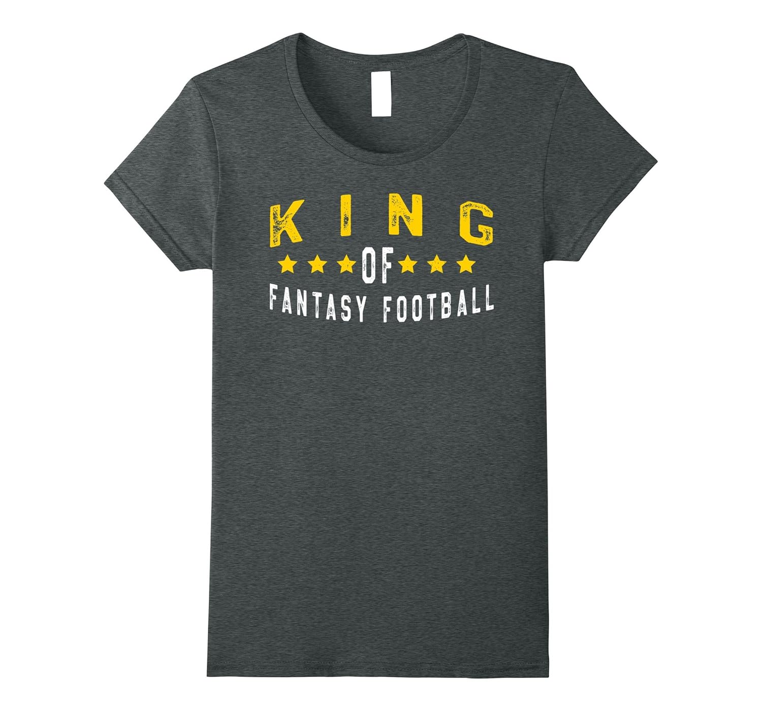 King of Fantasy Football Tee Shirt Fantasy Sports King Tee