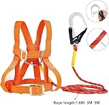 Btstil Full Body Safety Harness Kit Adjustable Belt for Aerial Work Fall view 2