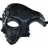 Steam Punk Phantom Of The Opera Vintage Black Mechanical Men Venetian Mask For Masquerade/Party/Ball Prom