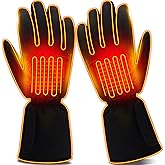 IFWATER Electric Heated Gloves for Men Women,Waterproof Touchscreen Heating Gloves Winter Thermal Sports for Skiing Snowboarding Cycling Motorcycle Hiking Hand Warmer Gloves(Large)