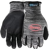Boss Men's Coolmax Technology with Sandy Nitrile Coated Palm