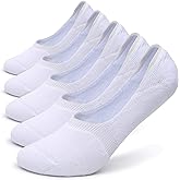 Pareberry Women's Thick Cushion Cotton Athletics Casual Low Cut Flat Non-Slip Boat Liner No Show Socks-5/10 Pack
