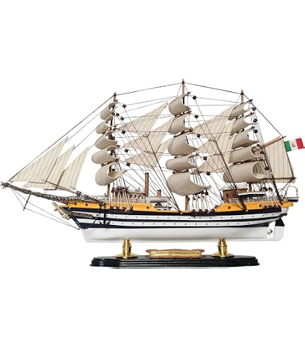 Amazon.com: SAILINGSTORY Wooden Model Ship US Coast Guard Eagle