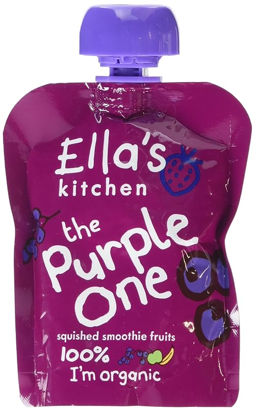 Ella's Kitchen The Purple One Smoothie Fruits Multipack 3 x 90 g (Pack of 5)