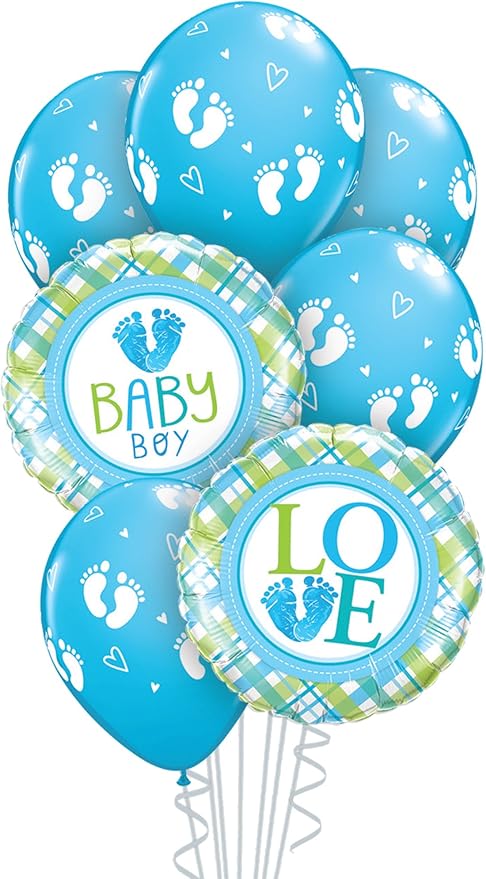 baby boy balloon bouquet