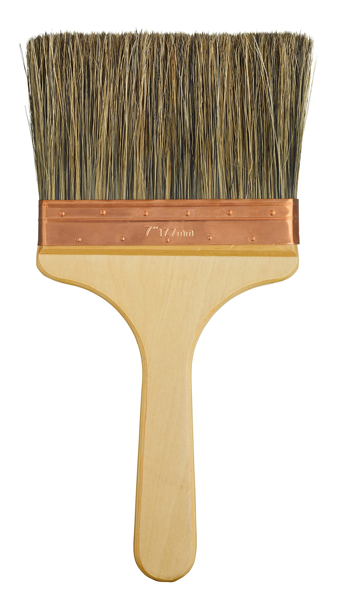 ProDec 7 inch Pure Bristle Trade Professional Wall Brush for Fast Painting with Emulsion Paints on Walls and Ceilings and as a Splash Brush for Plastering, 7" 175mm