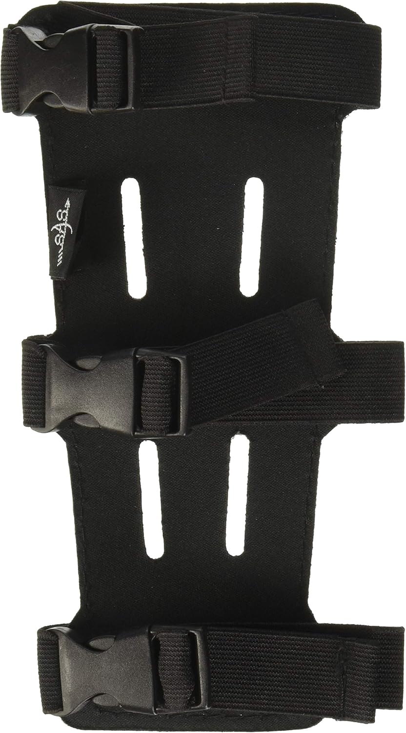 SAS 8" Armguard Archery Bow Range with 3-Strap Buckles (Black) : Sports & Outdoors