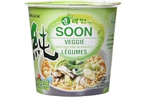 Nongshim NS02979 Soon Veggie Cup Noodle Soup, 450-Gram