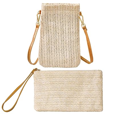 straw clutch bag
