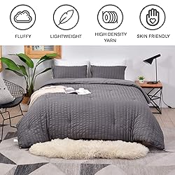 AveLom Seersucker Twin/Twin XL Comforter Set