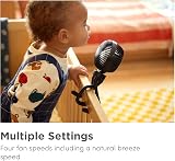 Munchkin Pram Fan 360° 4 Speeds LED Lights Black Mini Portable Stroller Fan view 5