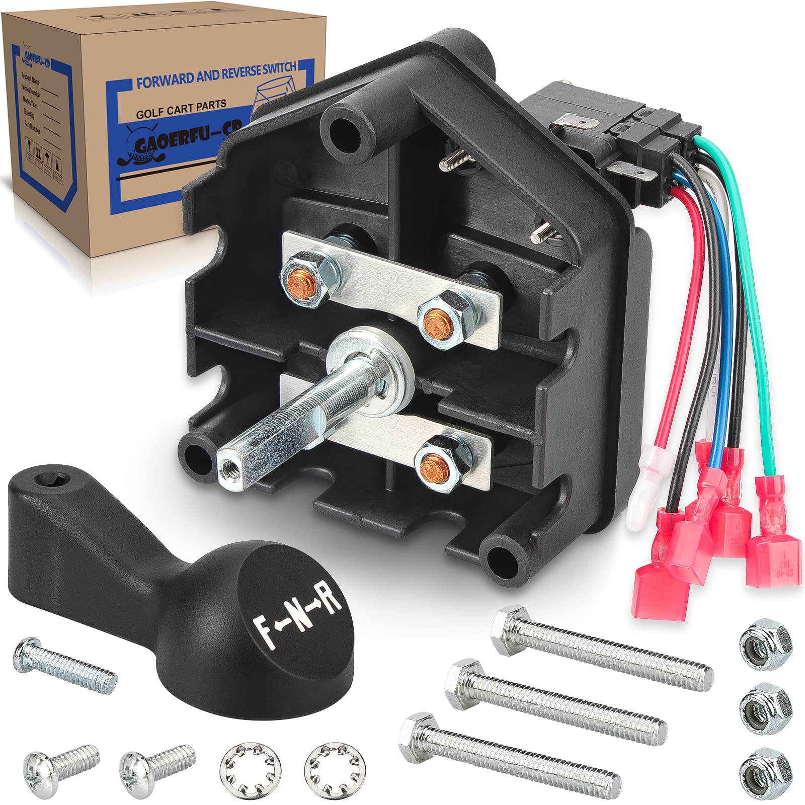 Photo 1 of Gaoerfu-CP Club Car DS Forward and Reverse Switch, Golf Cart Heavy Duty Micro Switch Assembly for 1996-Up DS 48V and 2018-Up Tempo Golf Cart, Replaces OEM# 1017530-05, 1012987, 1013198.