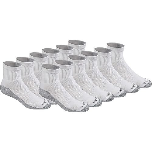 Dickies Men's Dri-tech Moisture Control Quarter Socks Multipack