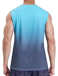 EZRUN Men's Workout Sleeveless Shirts Quick Dry