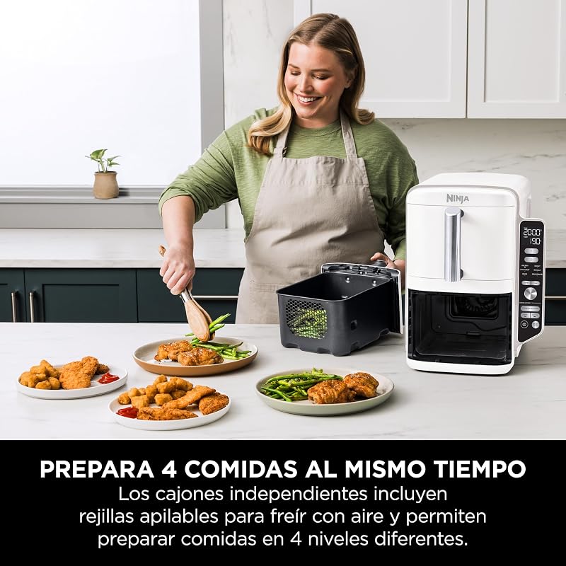 Double Stack XL, fritadeira de ar de duas gavetas, 9.5L, branca