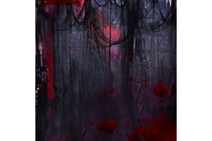UNITICBER Halloween Creepy Cloth 8.75 Yards x 85" Scary Black Gauze Fabric Spooky Black Cheesecloth Halloween Decorations for Haunted House Horror Decor Home Yard Indoor Outdoor Theme Party Supply
