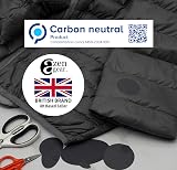 aZengear Self-Adhesive Repair Patches Kit 11 Shapes 30+ Colours Charcoal view 4