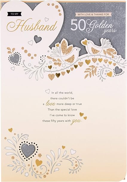 Hallmark Biglietto D Auguri Per Anniversario Di Marito Con Scritta In Lingua Inglese Love And Thanks Formato Medio Amazon It Cancelleria E Prodotti Per Ufficio